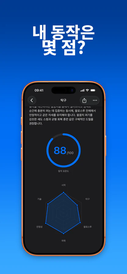 SportArc AI 기술 점수