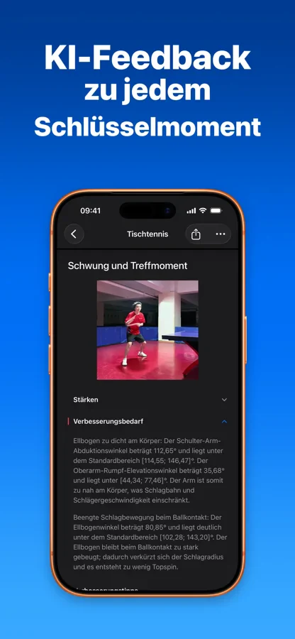 Feedback des SportArc-KI-Coachs